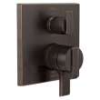T27967-RB Ara Angular Modern Monitor 17 Series Valve Trim with 6-Setting Integrated Diverter, Venetian Bronze