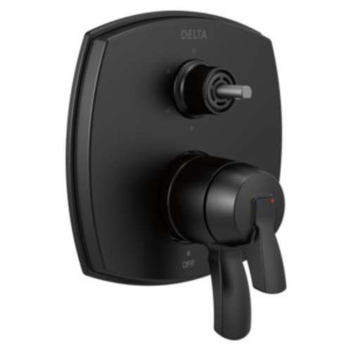 T27976-BLLHP Stryke 17 Series Integrated Diverter Trim with Six Function Diverter Less Diverter Handle, Matte Black