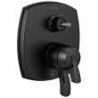 T27976-BLLHP Stryke 17 Series Integrated Diverter Trim with Six Function Diverter Less Diverter Handle, Matte Black