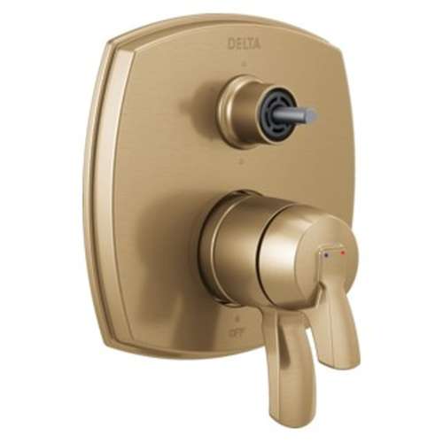 T27976-CZLHP Stryke 17 Series Integrated Diverter Trim with Six Function Diverter Less Diverter Handle, Champagne Bronze