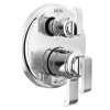 T27989-PR Tetra 17 Series Integrated Diverter Trim with 6-Setting, Lumicoat Chrome
