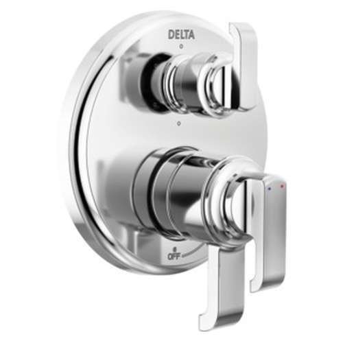 T27989-PR Tetra 17 Series Integrated Diverter Trim with 6-Setting, Lumicoat Chrome