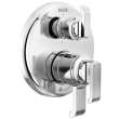 T27989-PR Tetra 17 Series Integrated Diverter Trim with 6-Setting, Lumicoat Chrome