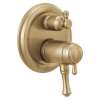 T27T897-CZ Cassidy Traditional TempAssure 17T Series Valve Trim with 3-Setting Integrated Diverter, Champagne Bronze