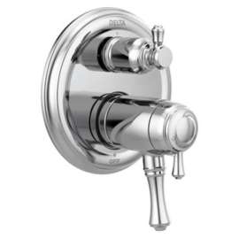 T27T897 Cassidy Traditional 2-Handle TempAssure 17T Series Valve Trim with 3-Setting Integrated Diverter