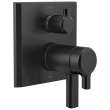 T27T899-BL Pivotal TempAssure 17T Series Valve Trim with 3-Setting Integrated Diverter, Matte Black