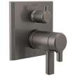 T27T899-KS-PR Pivotal TempAssure 17T Series Valve Trim with 3-Setting Integrated Diverter, Lumicoat Black Stainless