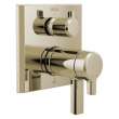 T27T899-PN-PR Pivotal TempAssure 17T Series Valve Trim with 3-Setting Integrated Diverter, Lumicoat Polished Nickel