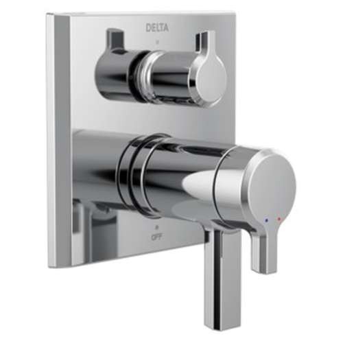 T27T899-PR Pivotal TempAssure 17T Series Valve Trim with 3-Setting Integrated Diverter, Lumicoat Chrome