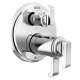 T27T989-PR Tetra TempAssure 17T Series Integrated Diverter Trim with 6-Setting, Lumicoat Chrome