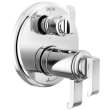 T27T989-PR Tetra TempAssure 17T Series Integrated Diverter Trim with 6-Setting, Lumicoat Chrome