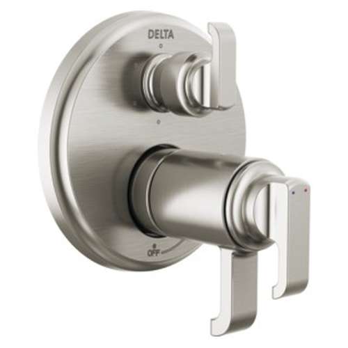 T27T989-SS-PR Tetra TempAssure 17T Series Integrated Diverter Trim with 6-Setting, Lumicoat Stainless