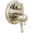 T27T997-PN Cassidy Traditional TempAssure 17T Series Valve Trim with 6-Setting Integrated Diverter, Polished Nickel