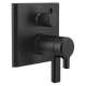 T27T999-BL Pivotal TempAssure 17T Series Valve Trim with 6-Setting Integrated Diverter, Matte Black