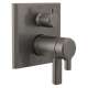 T27T999-KS-PR Pivotal TempAssure 17T Series Valve Trim with 6-Setting Integrated Diverter, Lumicoat Black Stainless