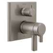 T27T999-SS-PR Pivotal TempAssure 17T Series Valve Trim with 6-Setting Integrated Diverter, Lumicoat Stainless