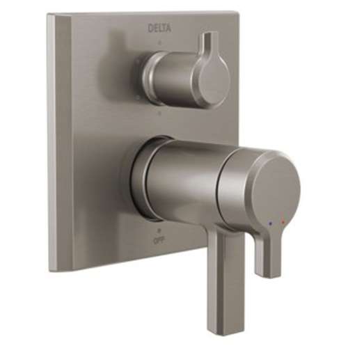 T27T999-SS-PR Pivotal TempAssure 17T Series Valve Trim with 6-Setting Integrated Diverter, Lumicoat Stainless