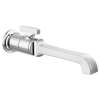 T3589LF-PR-WL Tetra Single Handle Wall Mount Bathroom Faucet Trim, Lumicoat Chrome
