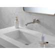 T3589LF-SS-PR-WL Tetra Single Handle Wall Mount Bathroom Faucet Trim, Lumicoat Stainless