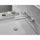 T3599LF-PR-WL Pivotal Two Handle Wall Mount Bathroom Faucet Trim, Lumicoat Chrome