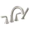 T4733-SS Kayra Delta Kayra Roman Tub Trim with Hand Shower, Stainless