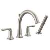 T4735-SS SAYLOR Delta SAYLOR Roman Tub Trim with Hand Shower, Stainless