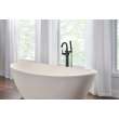 T4759-BLFL Trinsic Delta Trinsic Single Handle Floor Mount Tub Filler Trim with Hand Shower, Matte Black