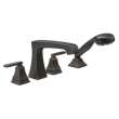 T4764-RB Ashlyn Delta Ashlyn Roman Tub with Hand Shower Trim, Venetian Bronze