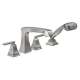T4764-SS Ashlyn Delta Ashlyn Roman Tub with Hand Shower Trim, Stainless