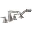 T4764-SS Ashlyn Delta Ashlyn Roman Tub with Hand Shower Trim, Stainless
