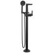 T4771-BLFL Galeon Delta Galeon Free Standing Tub Filler, Matte Black