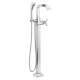 T47766-FL Stryke Delta Stryke Single Handle Floor Mount Tub Filler Trim, Chrome