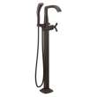 T47766-RBFL Stryke Delta Stryke Single Handle Floor Mount Tub Filler Trim, Venetian Bronze