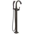 T4777-RBFL Stryke Delta Stryke Single Handle Floor Mount Tub Filler Trim, Venetian Bronze