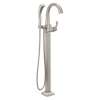 T4777-SSFL Stryke Delta Stryke Single Handle Floor Mount Tub Filler Trim, Stainless
