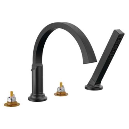 T4788-BLLHP Tetra Delta Tetra Roman Tub Trim with Hand Shower