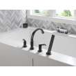 T4788-BLLHP Tetra Delta Tetra Roman Tub Trim with Hand Shower
