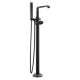 T4789-BLLHP-FL Tetra Delta Tetra Floor Mount Tub Filler Trim, Matte Black