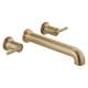 T5759-CZWL Trinsic Delta Trinsic Wall Mounted Tub Filler, Champagne Bronze