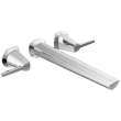 T5771-PR-WL Galeon Delta Galeon Wall Mount Tub Filler, Lumicoat Chrome