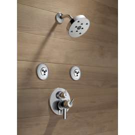 T27859 Trinsic Valve Trim with 3-Setting Integrated Diverter in Chrome