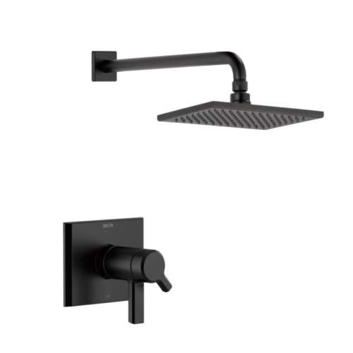 Pivotal Shower Trim in Matte Black