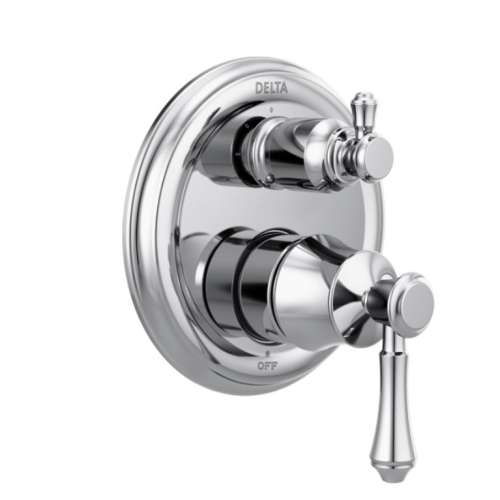 T24897 Cassidy Valve Trim with 3-Setting Integrated Diverter in Chrome