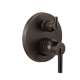 T24959-RB Trinsic Valve Trim with 6-Setting Integrated Diverter in Venetian Bronze
