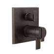 Ara Valve Trim with 6-Setting Integrated Diverter in Venetian Bronze