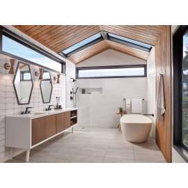 T11999-BL Pivotal 6-Setting 3-Port Diverter Trim in Matte Black