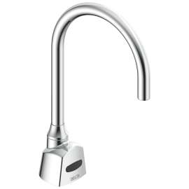1500TF3370-R99 1500T Series Gooseneck Single Hole Surface Mount 20 Deg Spout Electronic Faucet, Chrome