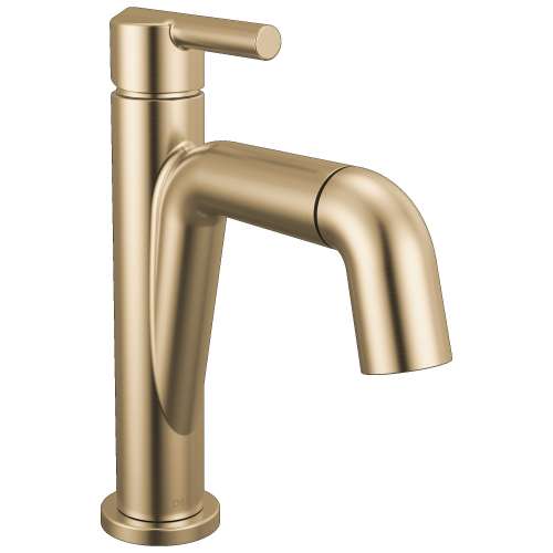 15849LF-CZPD Nicoli 7.31-in x 6.06-in x 8.63-in Single Handle Pull-Down Bathroom Faucet, Champagne Bronze