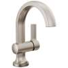 15855LF-SP Albion 6.50-in x 6.06-in x 8.00-in Single Handle Bathroom Faucet, Spotshield Brushed Nickel