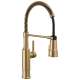 18804Z-CZ-DST Theodora 11.94-in x 10.75-in x 20.25-in Single-Handle Pull-Down Spring Kitchen Faucet, Champagne Bronze